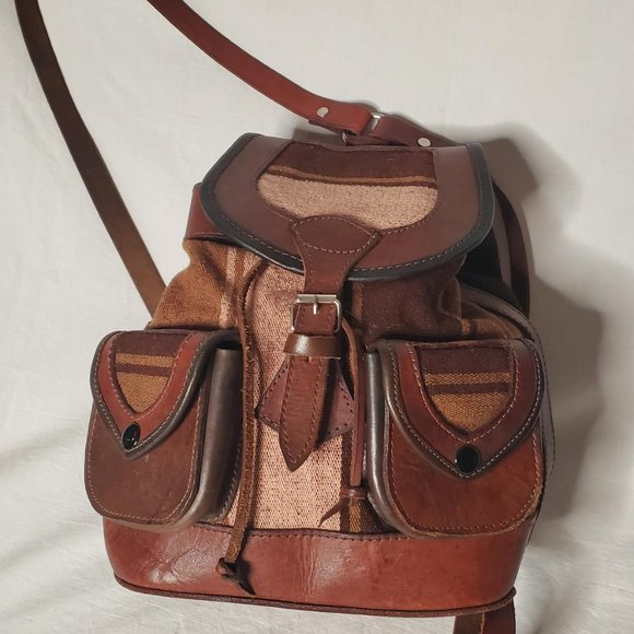 Inca Sun -Made in Bolivia Leather Backpack main image 7